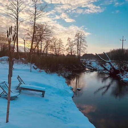 Magiczne Nad Rzeką Toczną Domek alpejski *