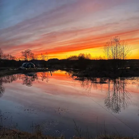 Heaven Reset Luksusowy Glamping Jacuzzi W Naturze Blisko Warszawy (adults Only) شاليه Korczew