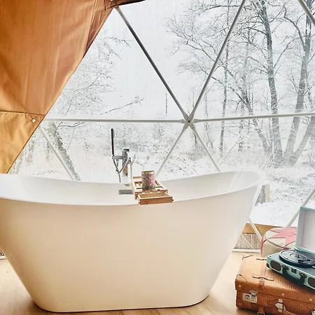 Heaven Reset Luksusowy Glamping Jacuzzi W Naturze Blisko Warszawy (adults Only) شاليه *