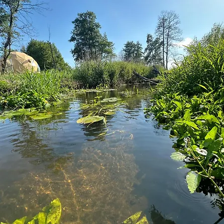 Heaven Reset Luksusowy Glamping Jacuzzi W Naturze Blisko Warszawy (adults Only) شاليه Korczew