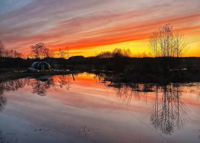 Heaven Reset Luksusowy Glamping Jacuzzi W Naturze Blisko Warszawy (adults Only) Chalet Korczew