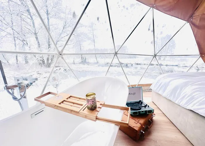 Heaven Reset Luksusowy Glamping Jacuzzi W Naturze Blisko Warszawy (adults Only) Korczew