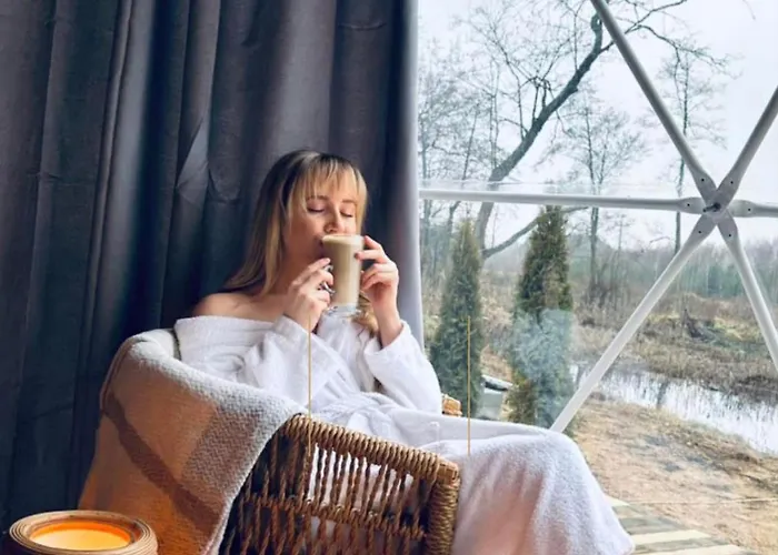 Chalet Heaven Reset Luksusowy Glamping Jacuzzi W Naturze Blisko Warszawy (adults Only) Korczew